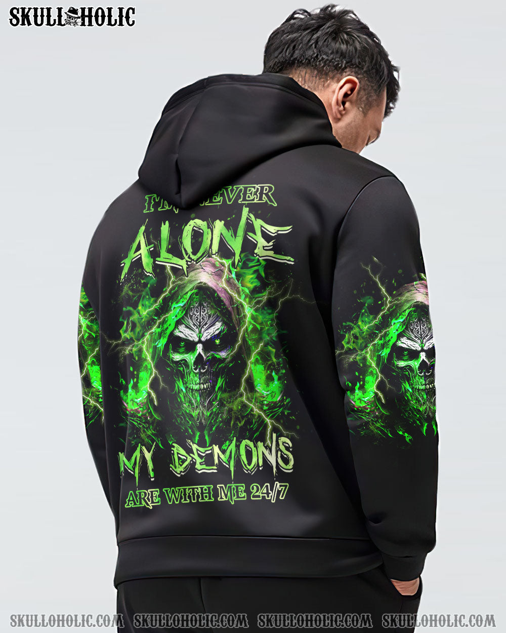 I'M NEVER ALONE MY DEMONS ARE WITH ME 24/7 ALL OVER PRINT - YHHN2802231