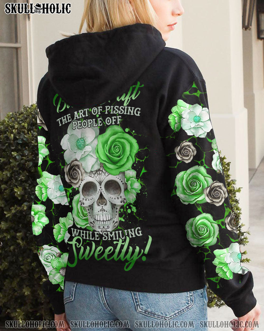 B CRAFT ROSE SKULL ALL OVER PRINT - TLTR1301231