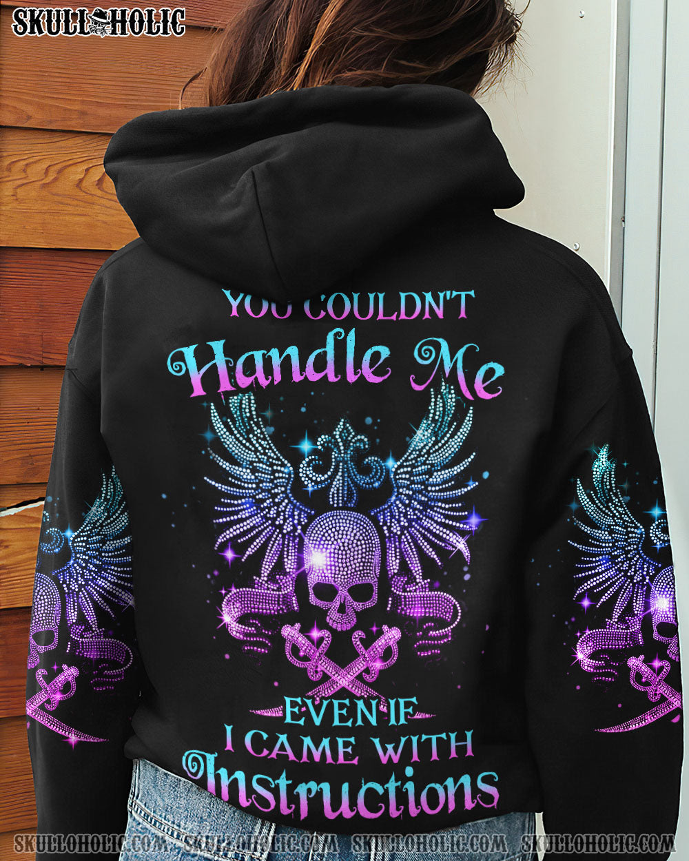 YOU COULDN'T HANDLE ME SKULL ALL OVER PRINT - YHHN0302231