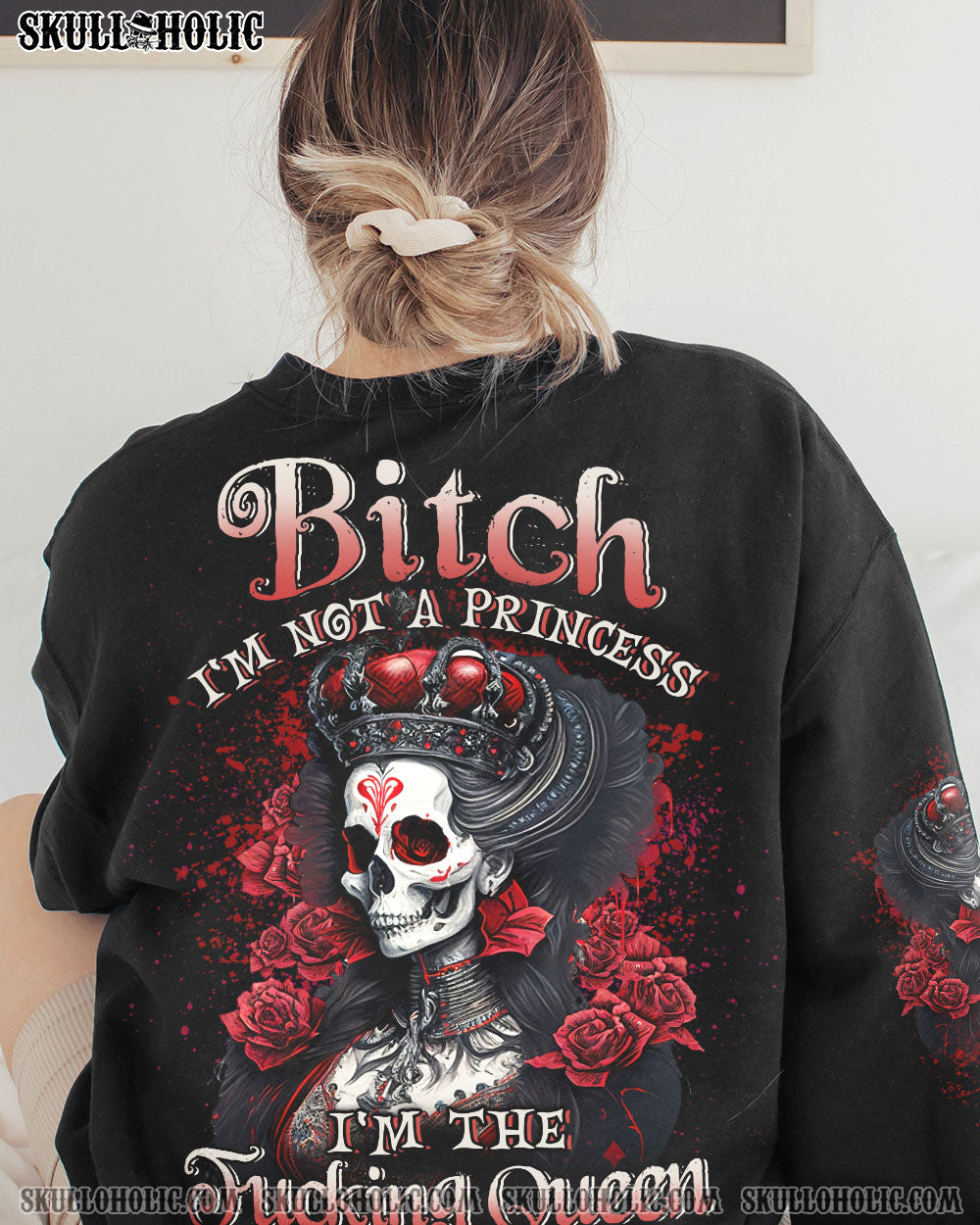 I'M THE F QUEEN SKULL ALL OVER PRINT - YHLN2203233