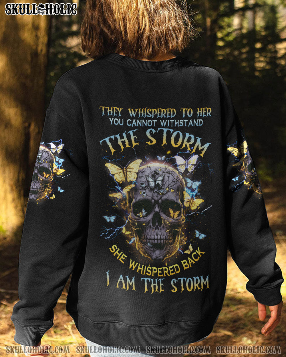 I AM THE STORM SKULL BUTTERFLY ALL OVER PRINT - TLNZ0803232