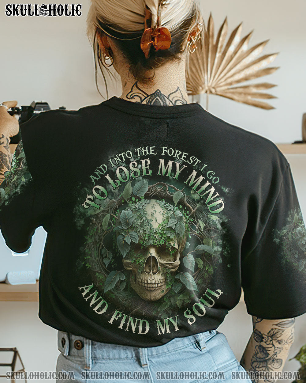 AND INTO THE FOREST I GO SKULL ALL OVER PRINT - TLTR1704231