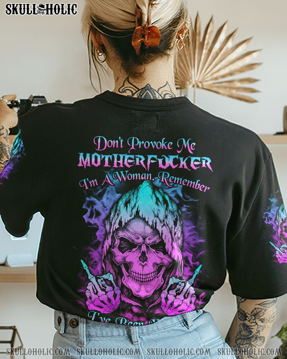 DON'T PROVOKE ME MOTHERFKER ALL OVER PRINT - YHHN0202233