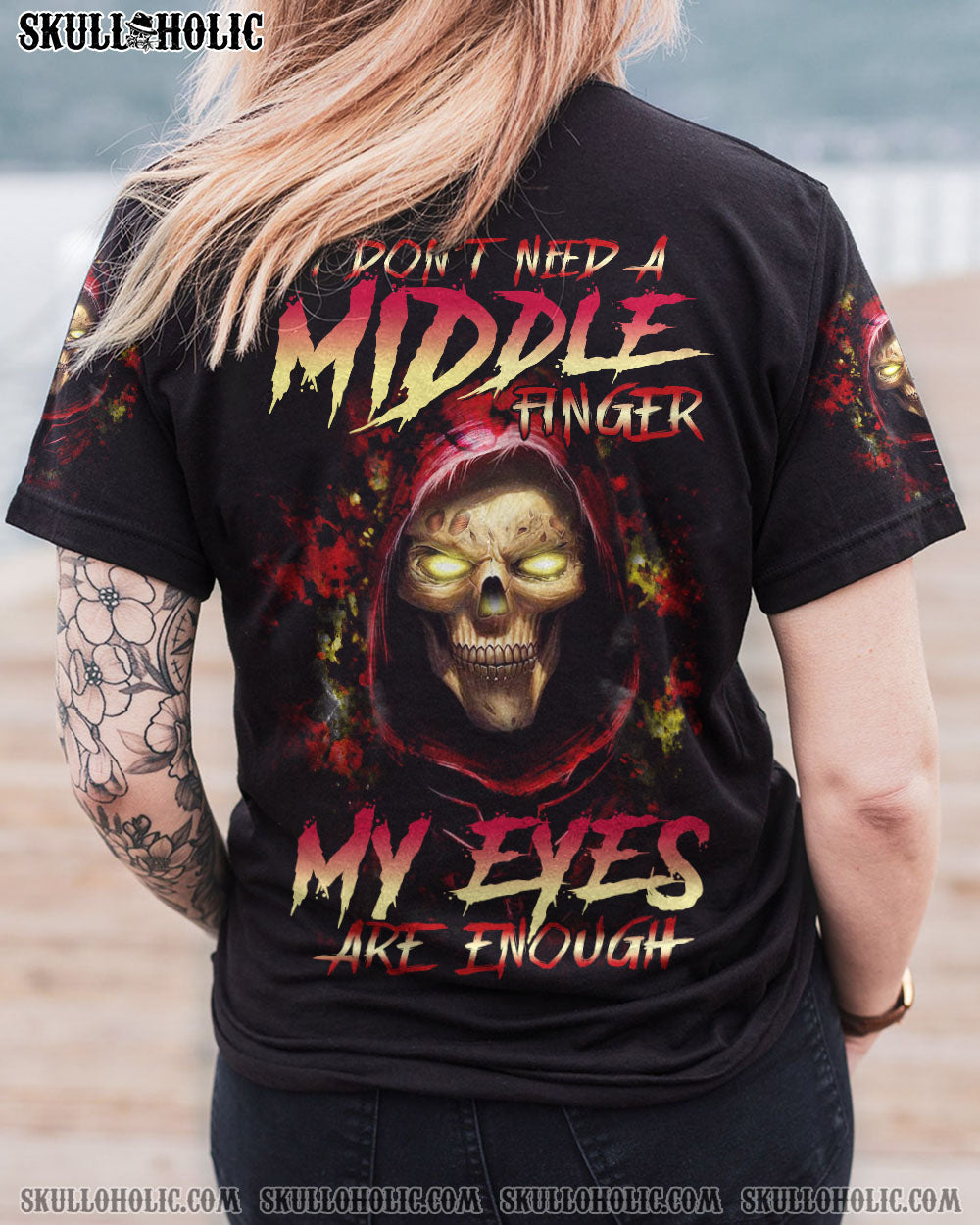 I DON'T NEED A M FINGER REAPER ALL OVER PRINT - TLTR3101231