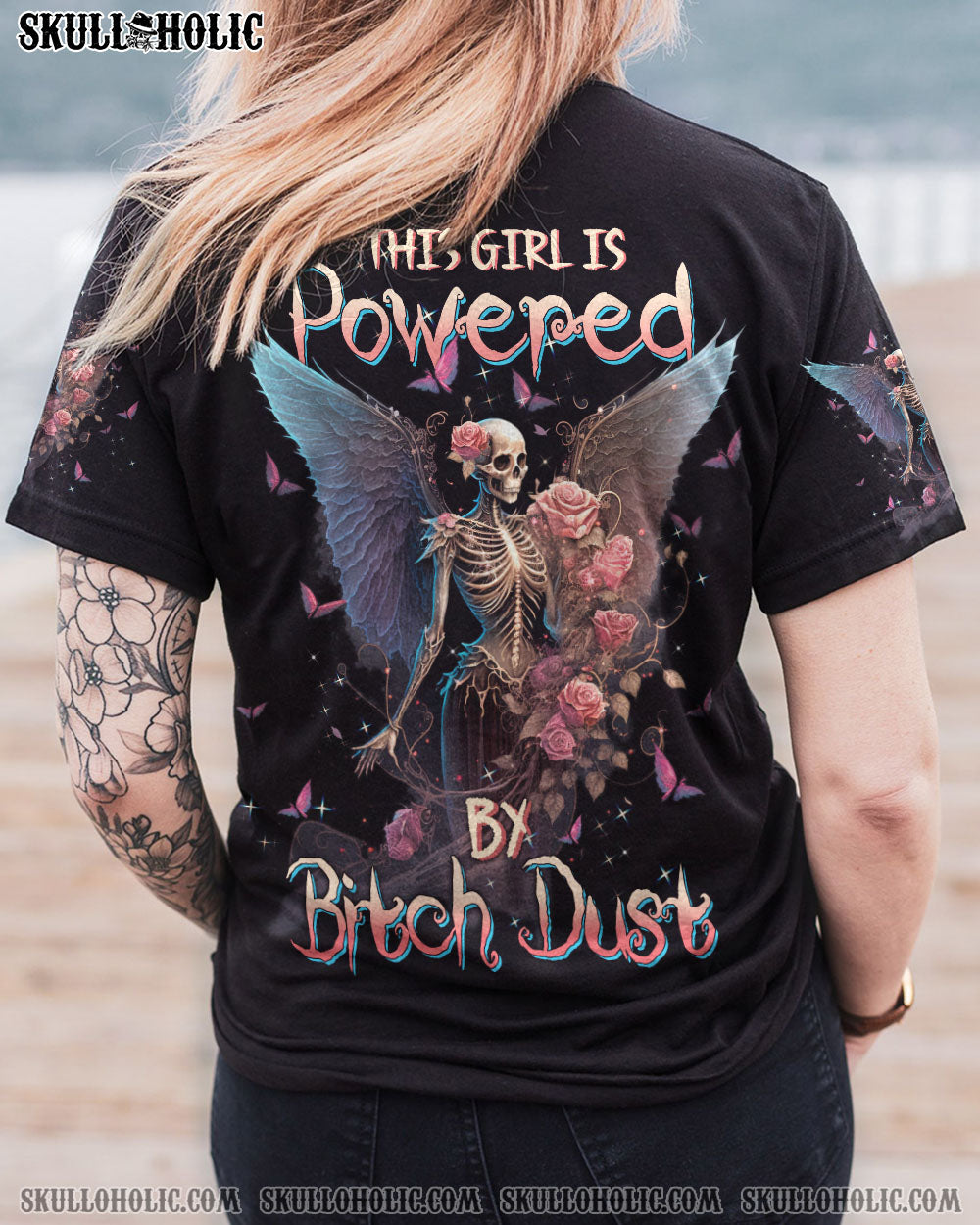 THIS GIRL IS POWERED BY B DUST ALL OVER PRINT - TLTW0902232