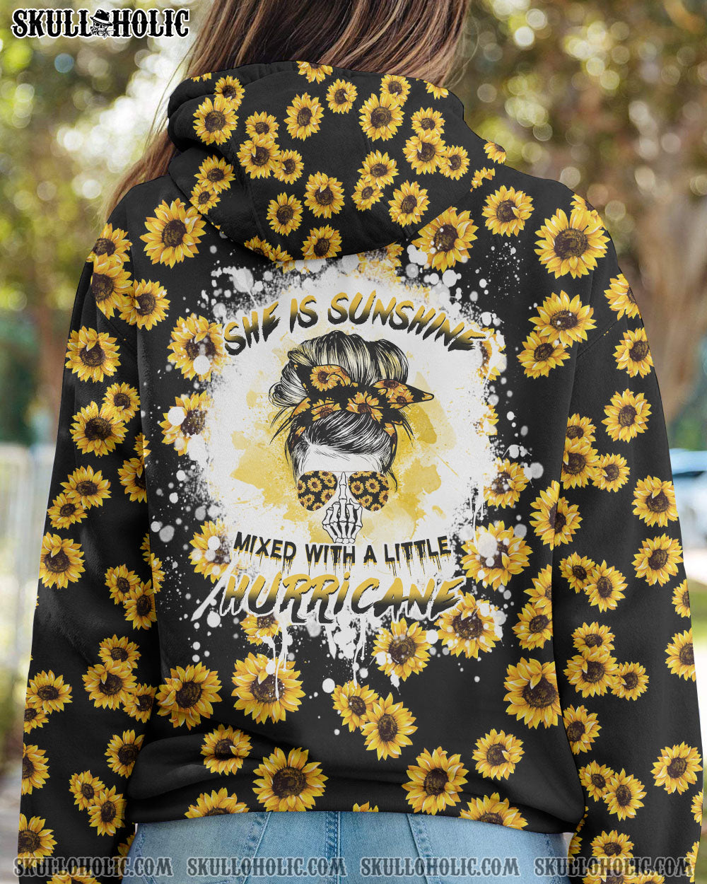 SHE IS SUNSHINE MIXED A LITTLE HURRICANE ALL OVER PRINT - YHHG1611221