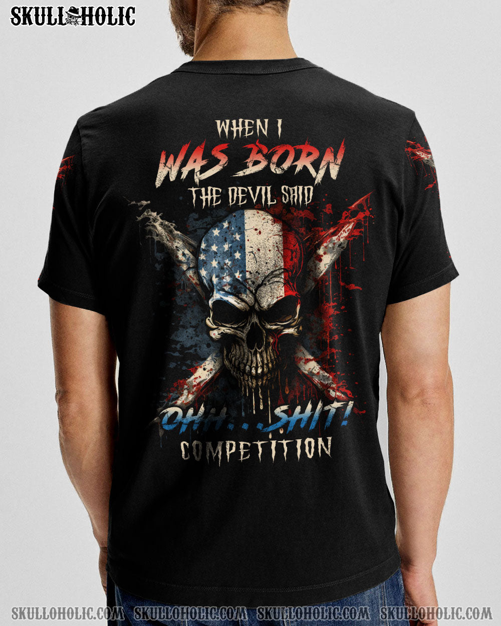 WHEN I WAS BORN DEVIL SAID ALL OVER PRINT - YHLN2802231