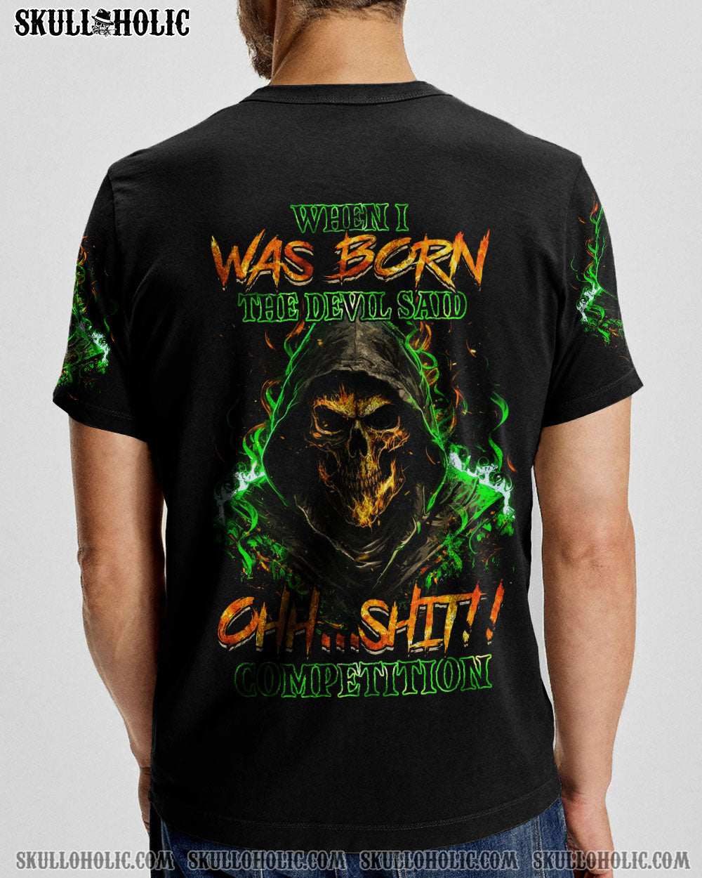 WHEN I WAS BORN REAPER FLAMING ALL OVER PRINT - TLNZ0803233