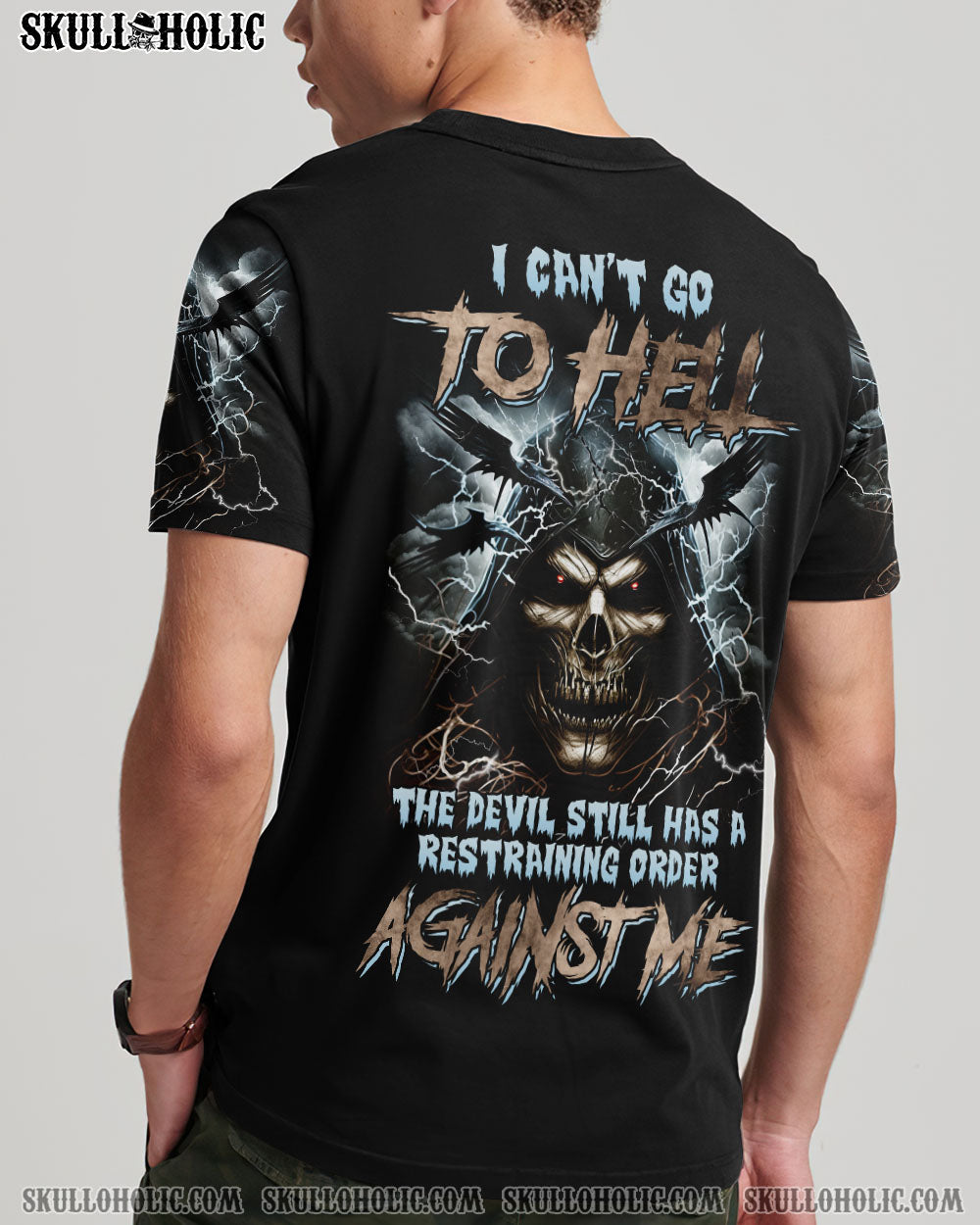 I CAN'T GO TO HELL REAPER BAT ALL OVER PRINT - TLNZ2903233