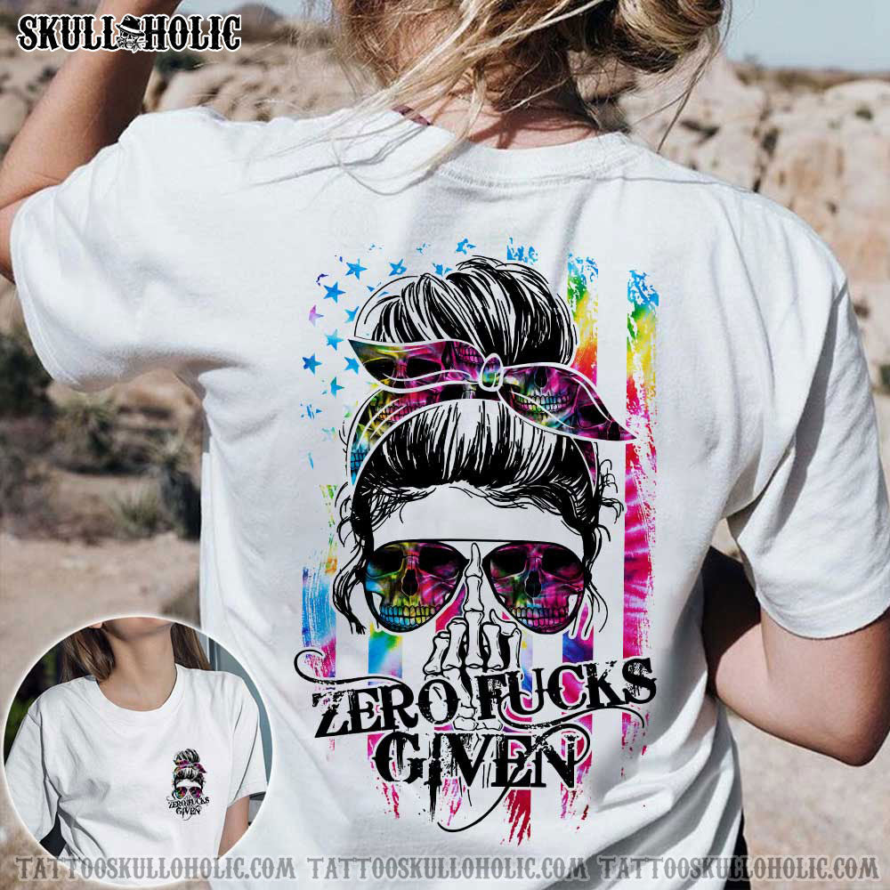 ZERO F GIVEN FLAG TIE DYE SKULL 2D - TY2506216