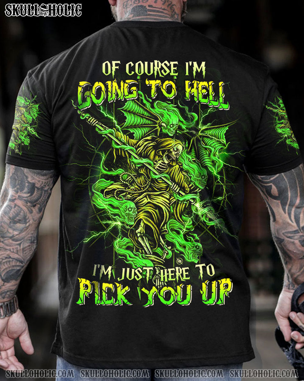 OF COURSE I'M GOING TO HELL REAPER ALL OVER PRINT - TLTW0804236