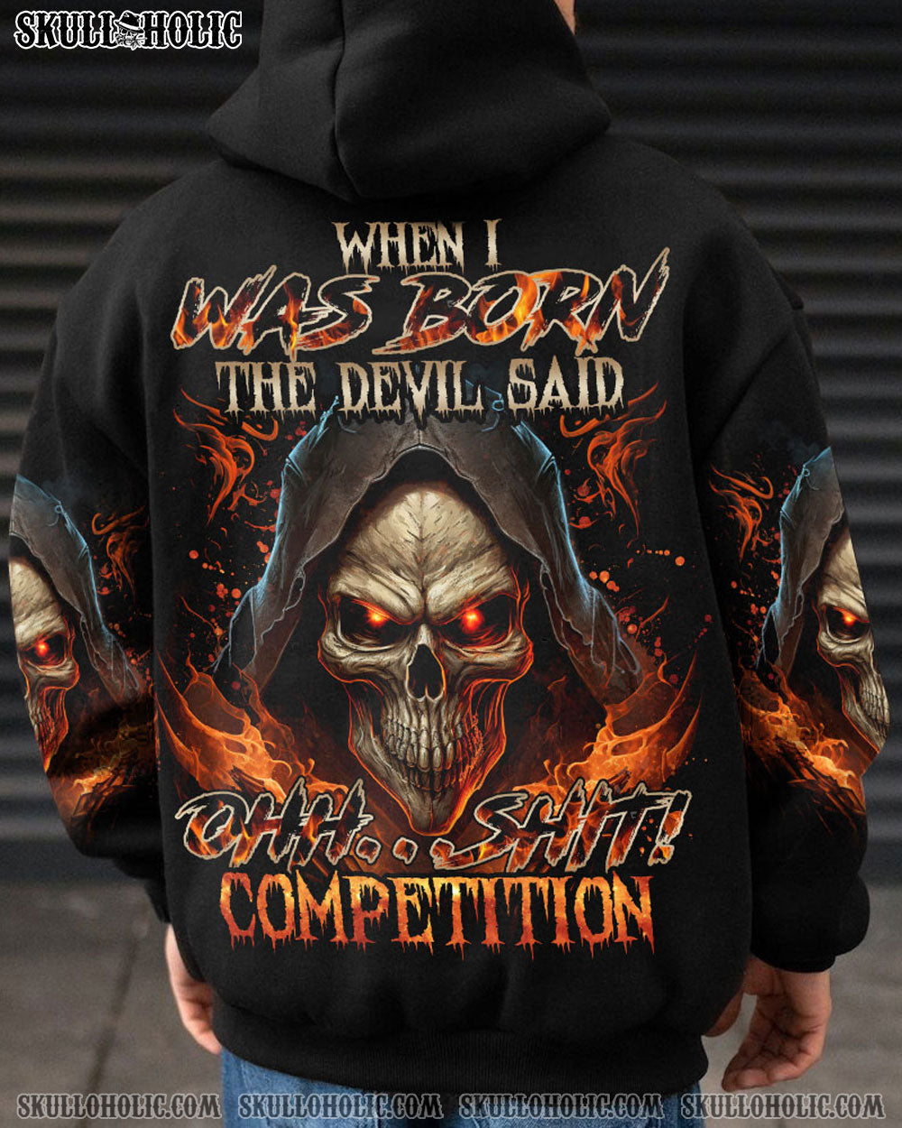 WHEN I WAS BORN REAPER FIRE ALL OVER PRINT - TLNO0702233