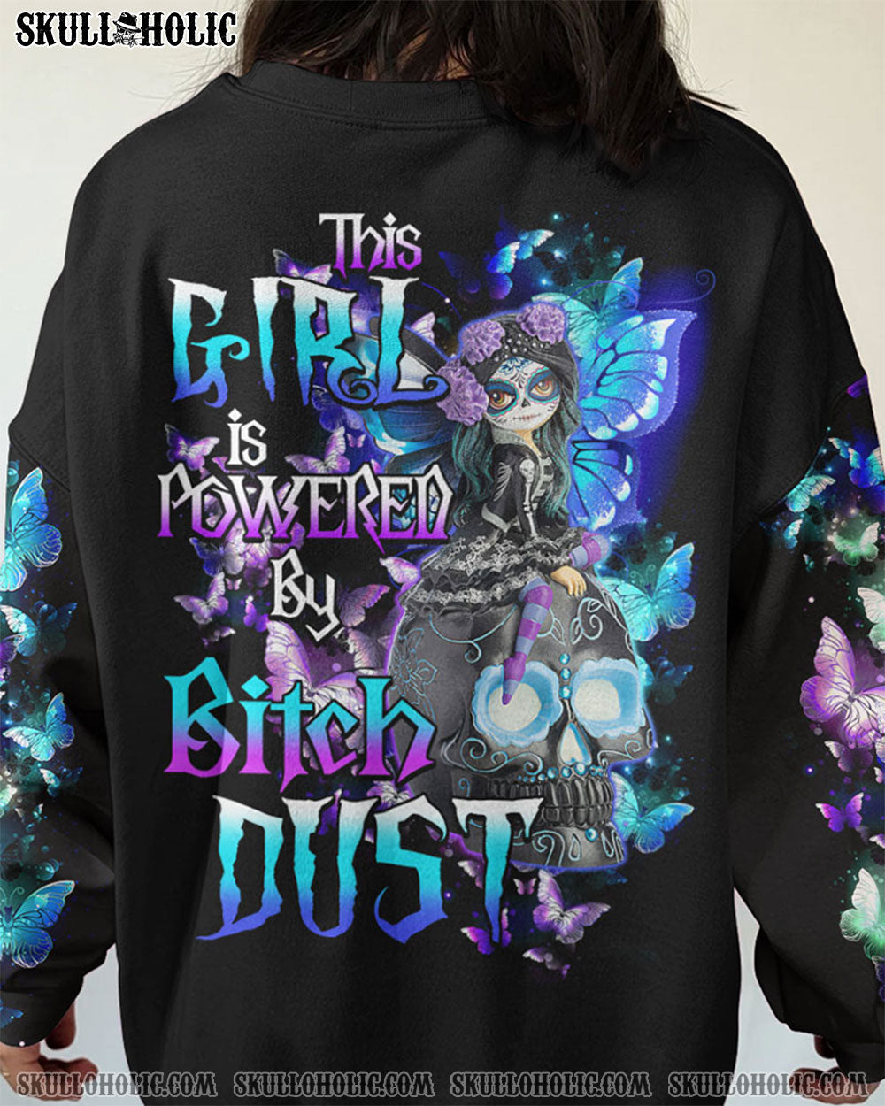 THIS GIRL IS POWERED BY BDUST ALL OVER PRINT - TLTY0612222