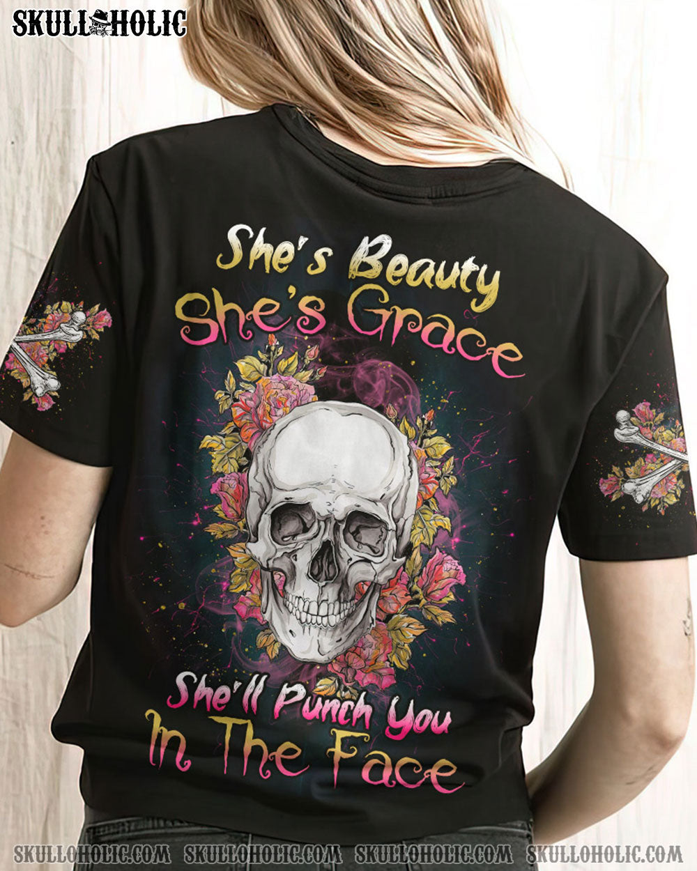 SHE'S BEAUTY SHE'S GRACE ALL OVER PRINT - TLNZ2112222