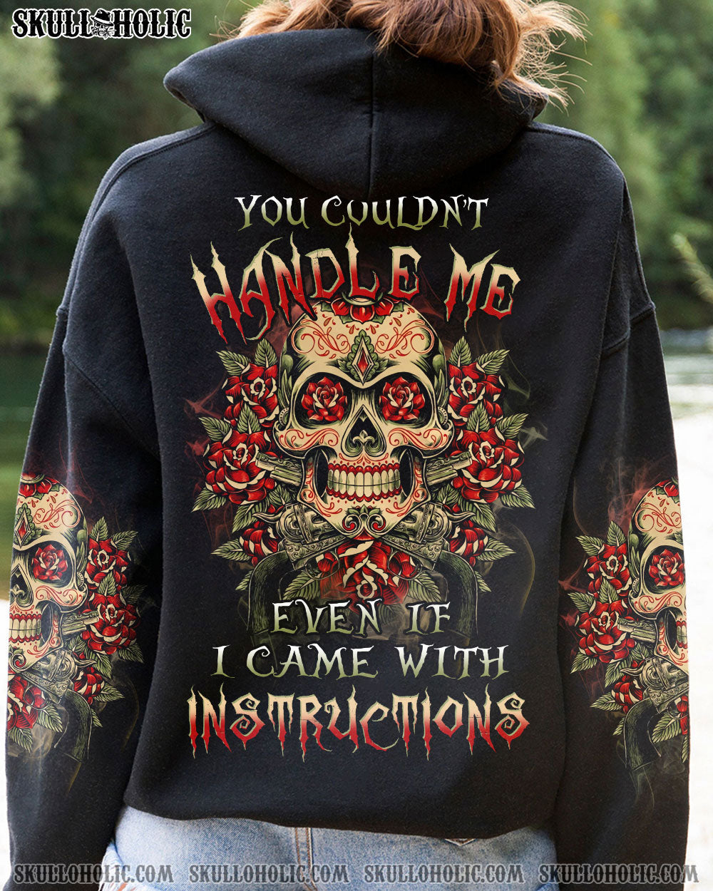 YOU COULDN'T HANDLE ME SKULL G ALL OVER PRINT - YHHN2012222