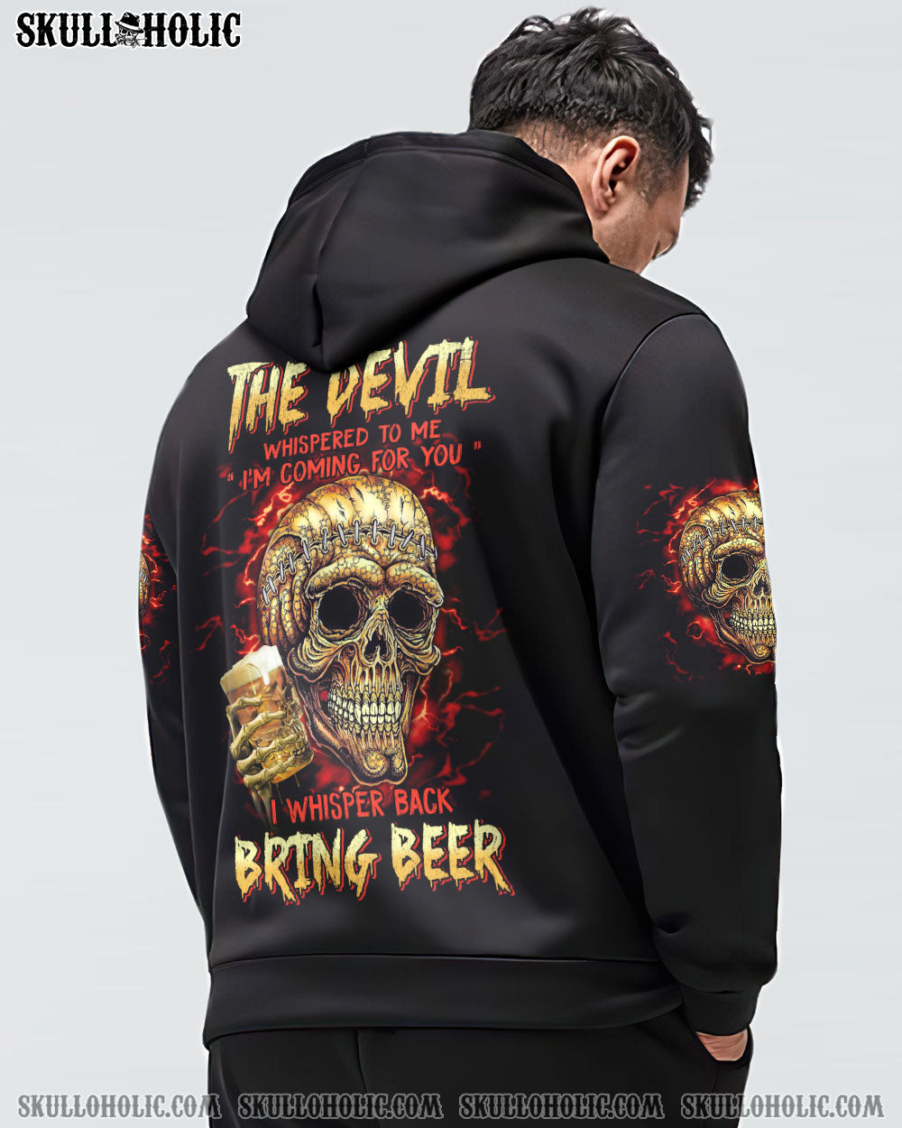 BRING BEER SKULL ALL OVER PRINT - TLTM0501233