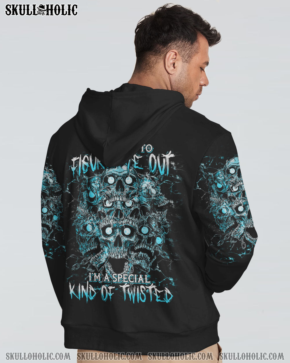 DON'T TRY TO FIGURE ME OUT SKULL ALL OVER PRINT - TLTM2312223