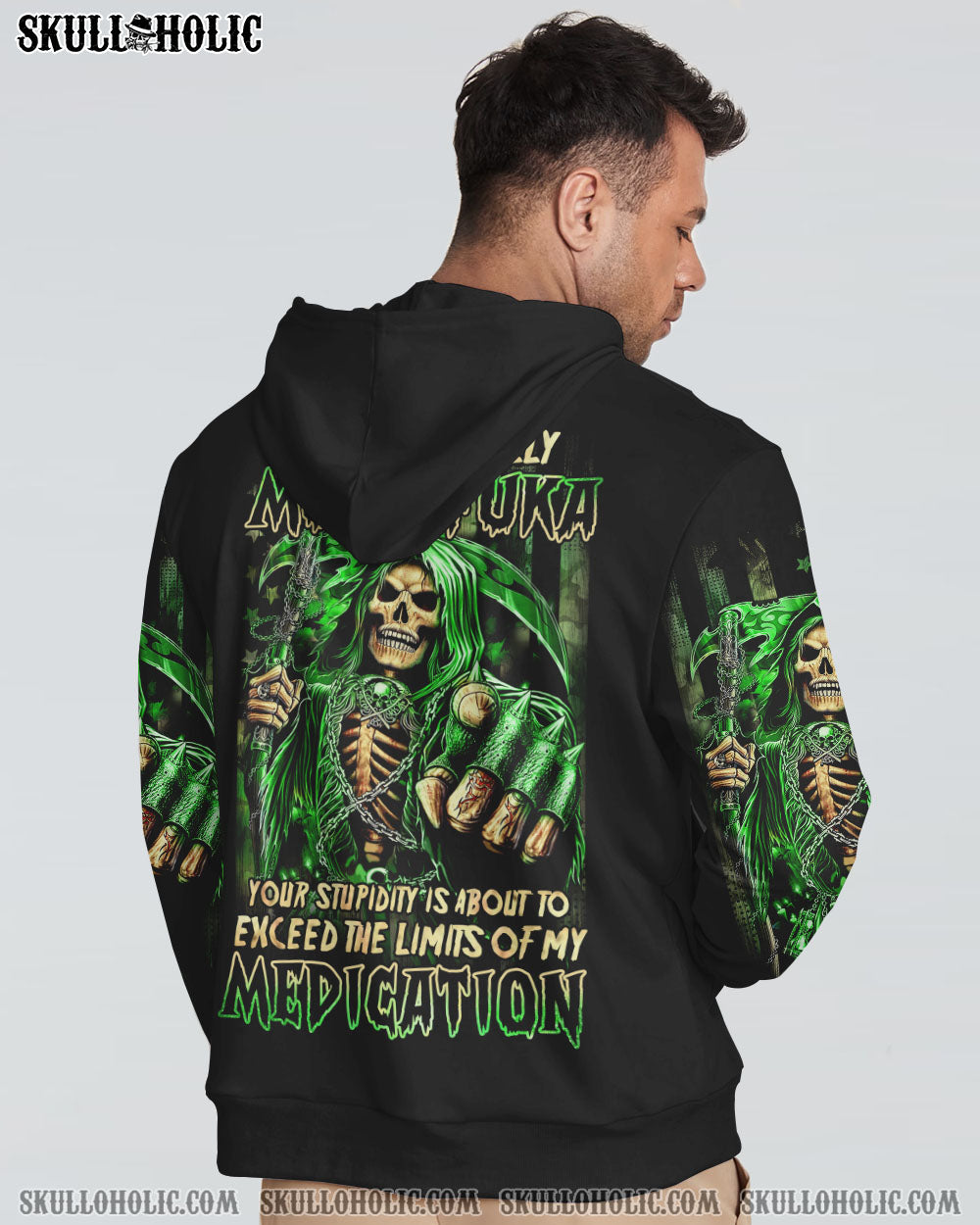 TREAD CAREFULLY SKULL REAPER ALL OVER PRINT - YHHN1711222