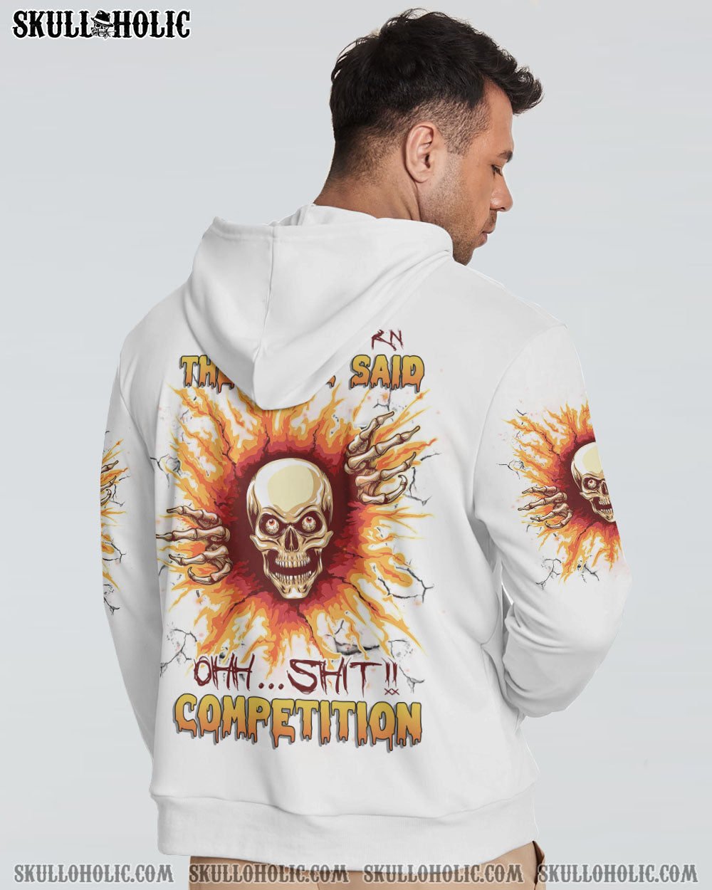 WHEN I WAS BORN SKULL FIRE ALL OVER PRINT - TLNZ2111222