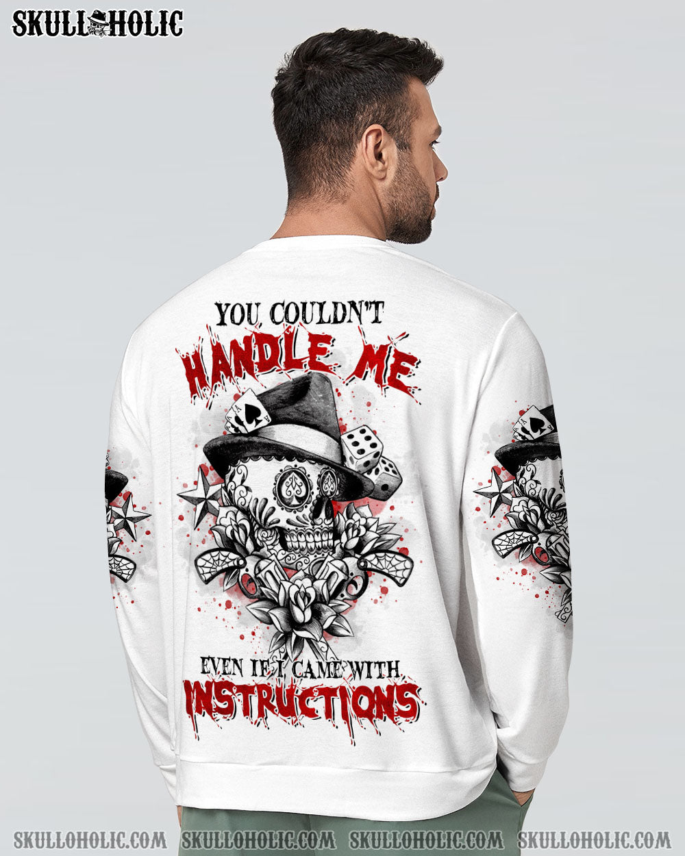 YOU COULDN'T HANDLE ME SKULL ALL OVER PRINT - TLTR2103231