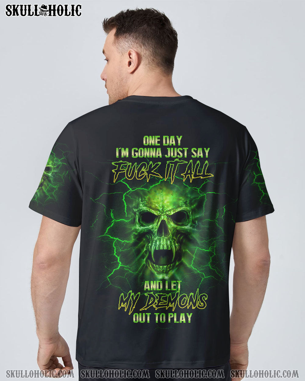 ONE DAY I'M GONNA JUST SAY FCK IT ALL SKULL ALL OVER PRINT - YHHG2508221