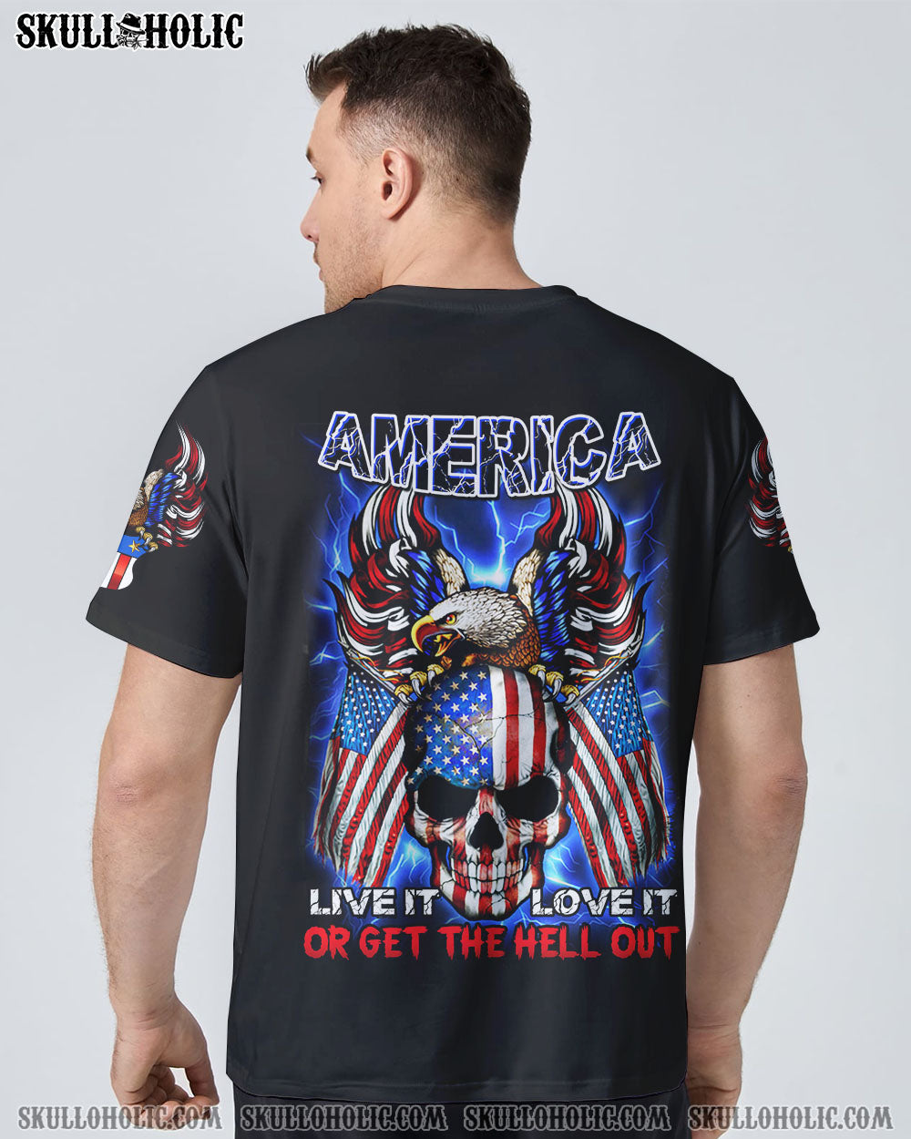 AMERICA LIVE IT LOVE IT OR GET THE HELL OUT ALL OVER PRINT - YHTG1409222