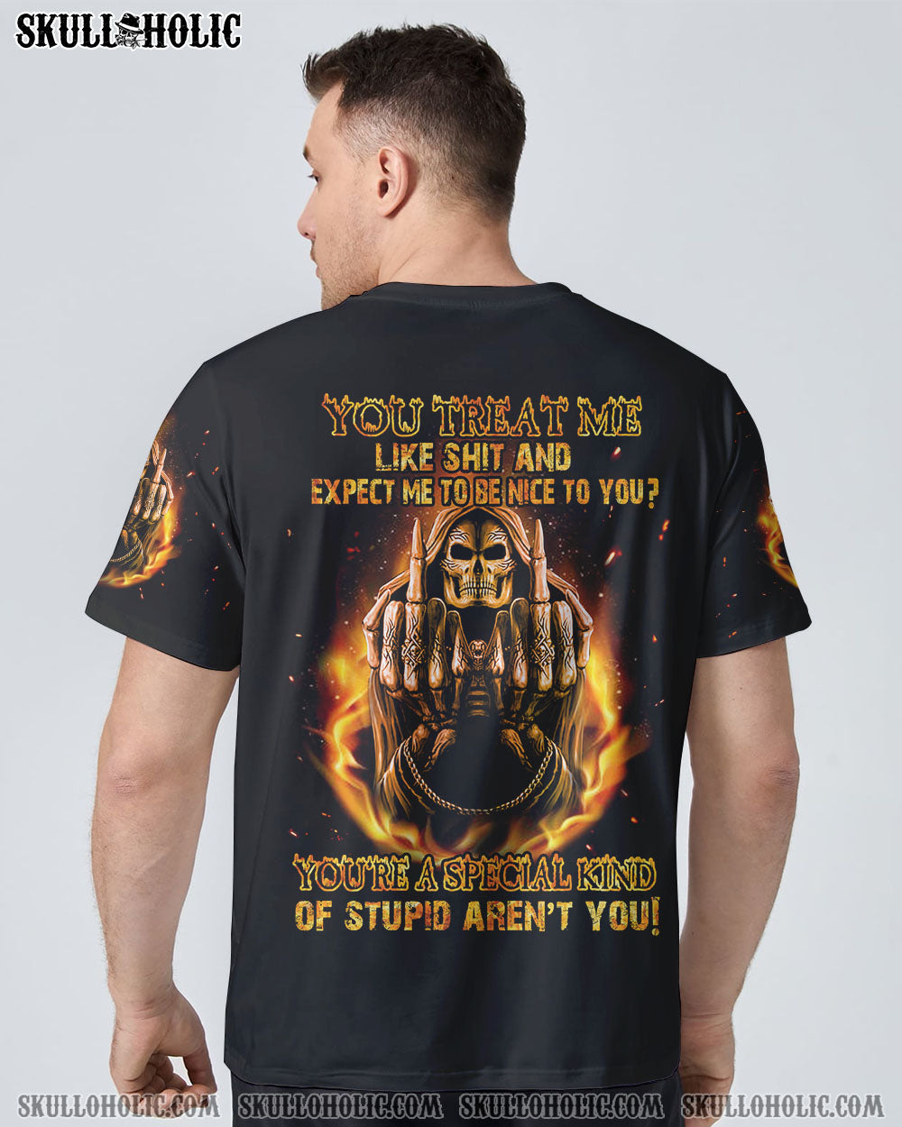 YOU TREAT ME REAPER SKULL ALL OVER PRINT - YHHN2208223