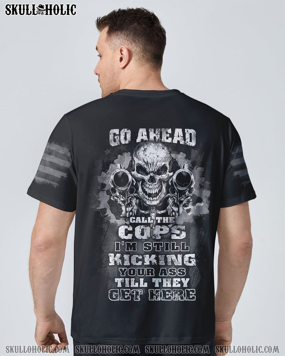 GO AHEAD CALL THE COPS ALL OVER PRINT - YHTG3108221