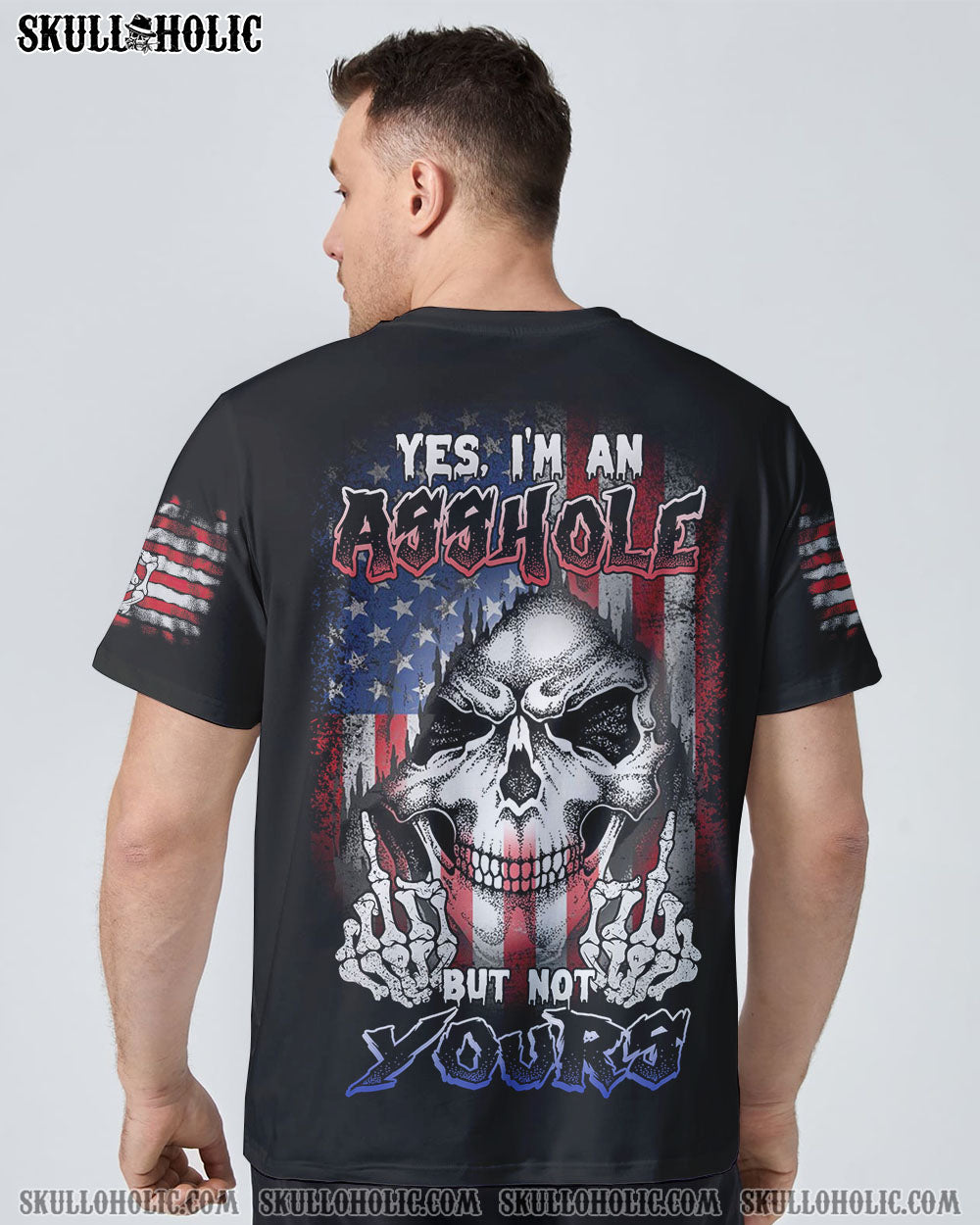 YES I'M A B YES I'M AN A COUPLE SKULL ALL OVER PRINT - TLNZ2912223