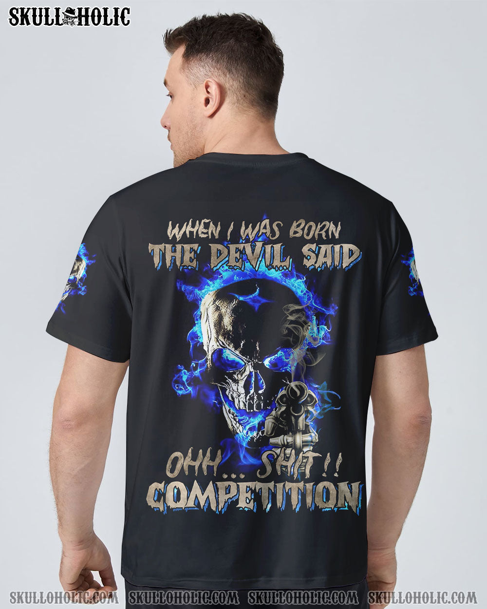 WHEN I WAS BORN FIRE SKULL G ALL OVER PRINT - TLNZ2807222KI