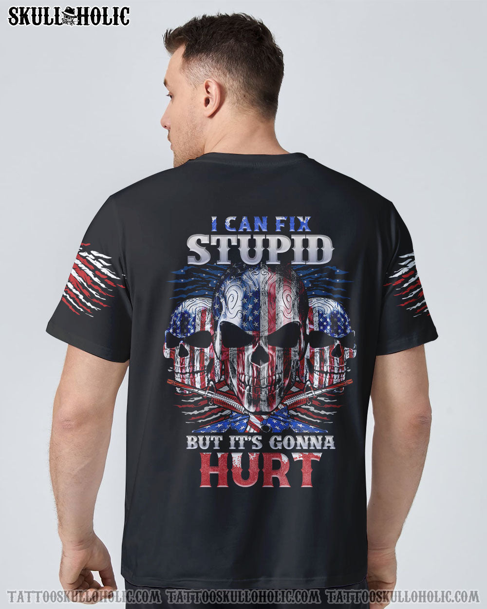 I CAN FIX STUPID BUT IT'S GONNA HURT ALL OVER PRINT - YHTG2507222