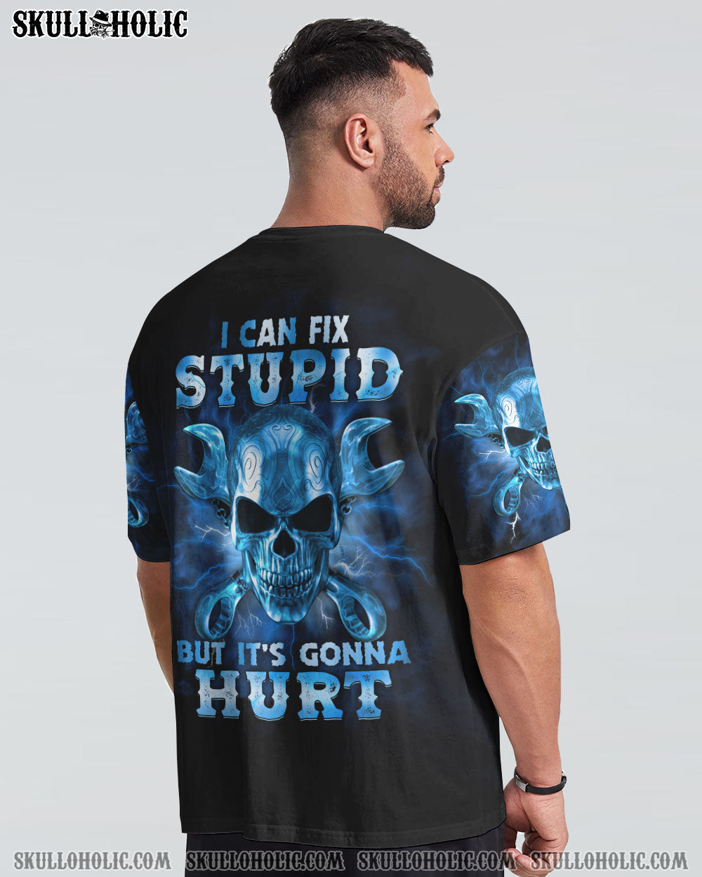 I CAN FIX STUPID BUT IT'S GONNA HURT ALL OVER PRINT - YHTH1509223