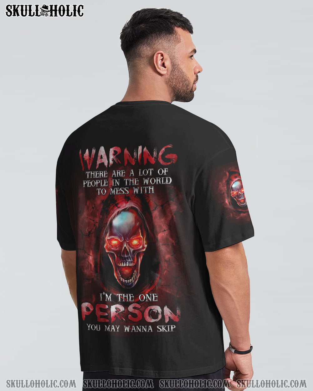 I'M THE PERSON YOU MAY WANNA SKIP SKULL ALL OVER PRINT - TLNZ1009223