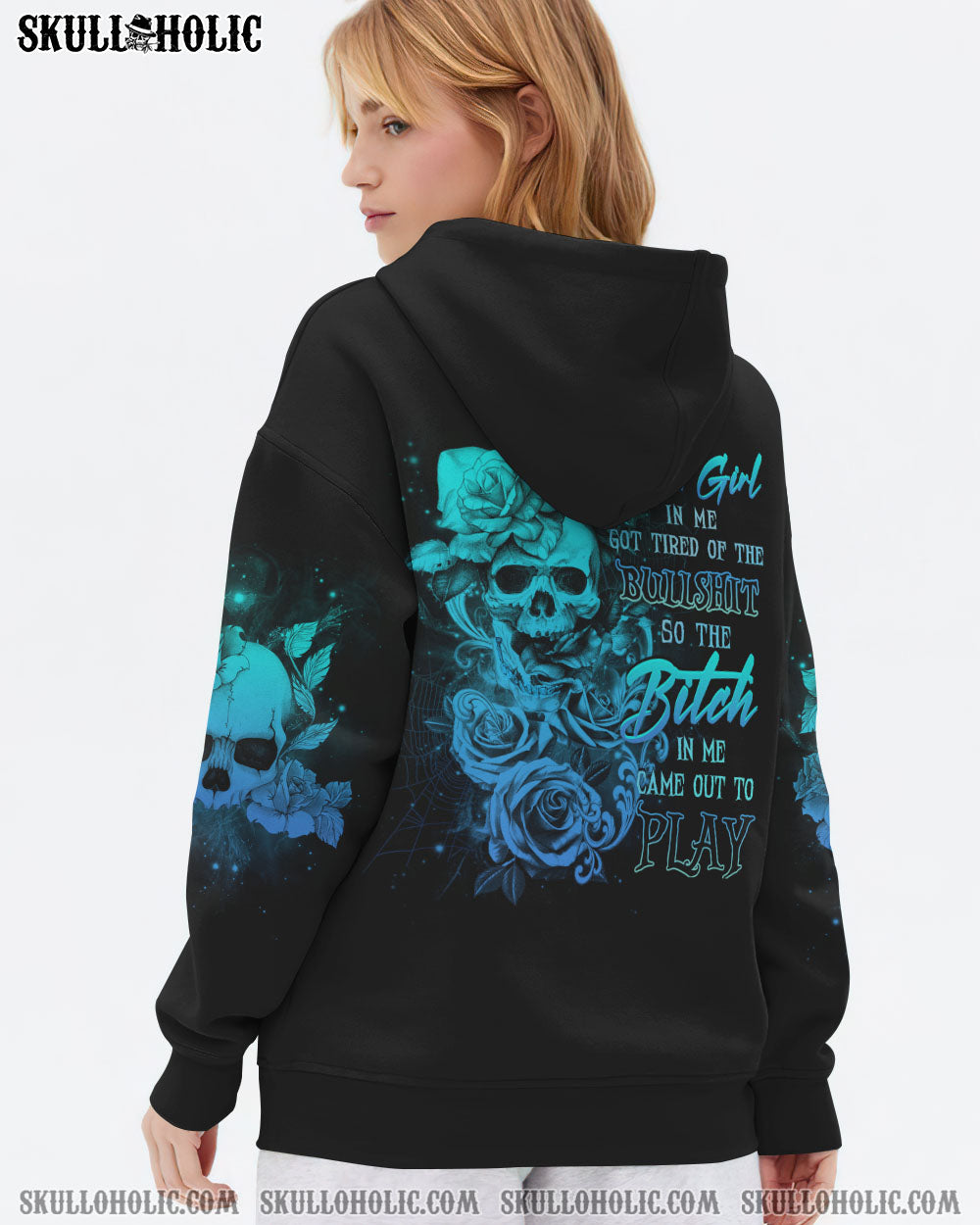 THE GOOD GIRL IN ME GOT TIRED SKULL ALL OVER PRINT - YHHG1309223