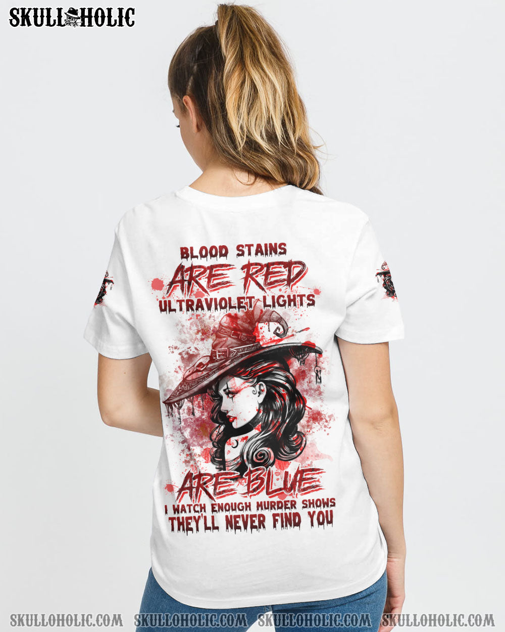 BLOOD STAINS ARE RED WITCH ALL OVER PRINT - TLNZ0108221