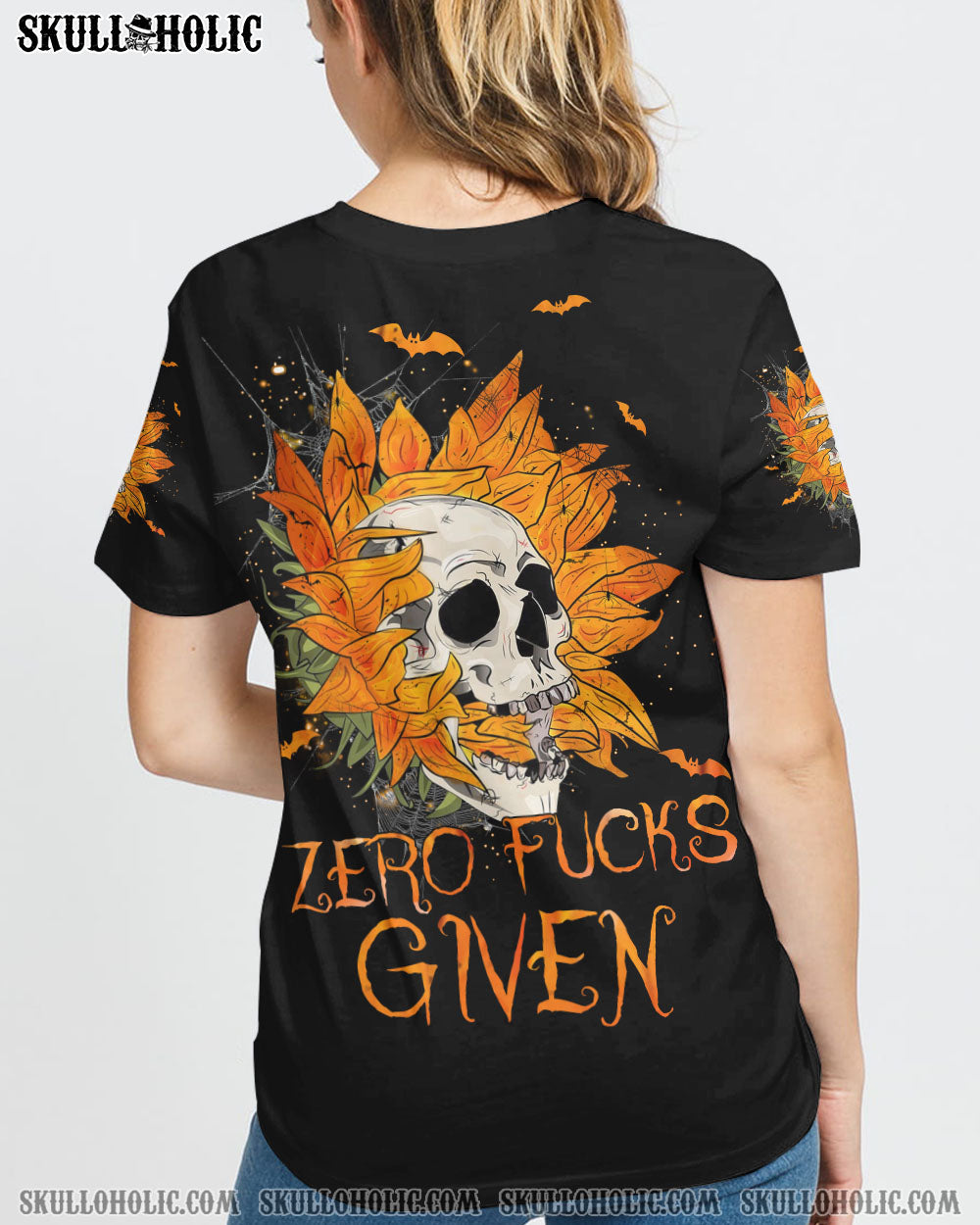 ZERO FCKS GIVEN HALLOWEEN ALL OVER PRINT - YHHN2608225