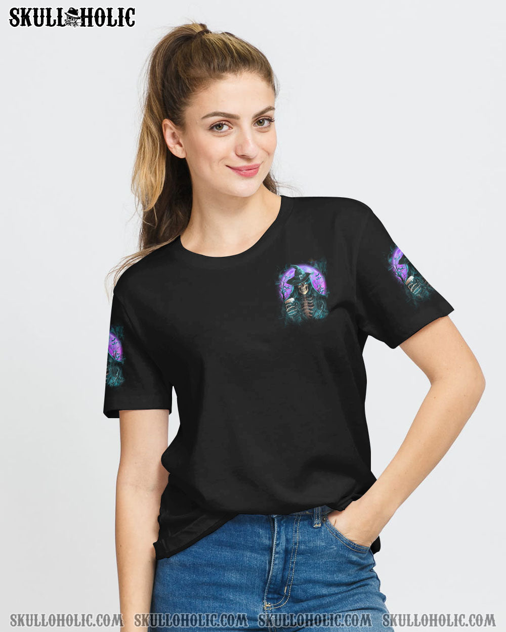 BRING BEER WITCH SKULL ALL OVER PRINT - TLTM0408221