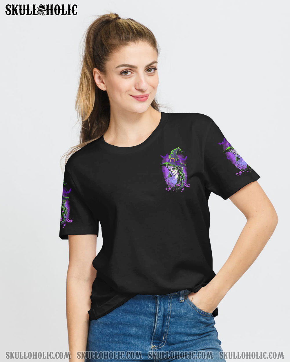 IN MY DEFENSE WITCH SKULL ALL OVER PRINT - TLTW2907222