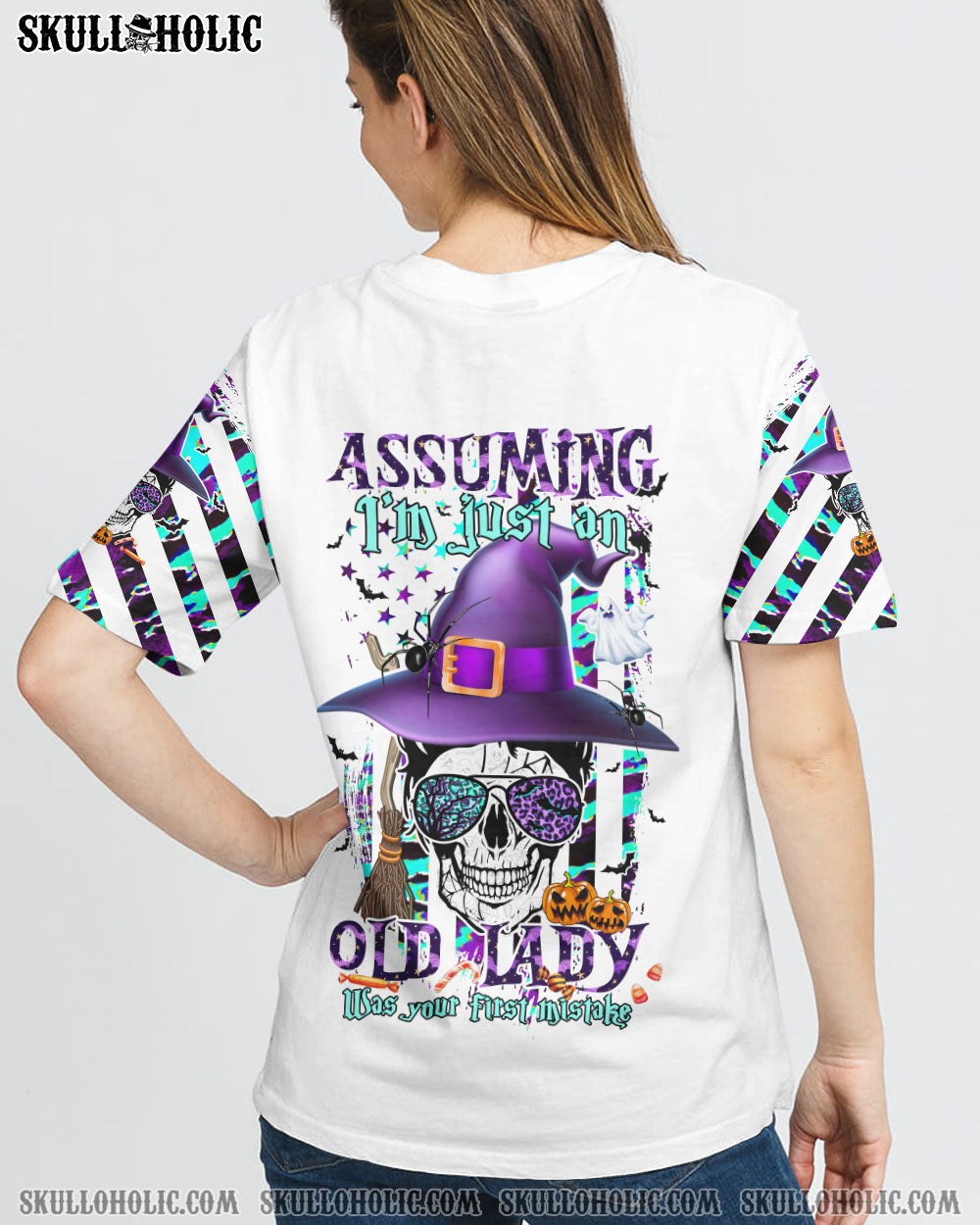 ASSUMING I'M JUST AN OLD LADY WITCH ALL OVER PRINT - TLTR2908221