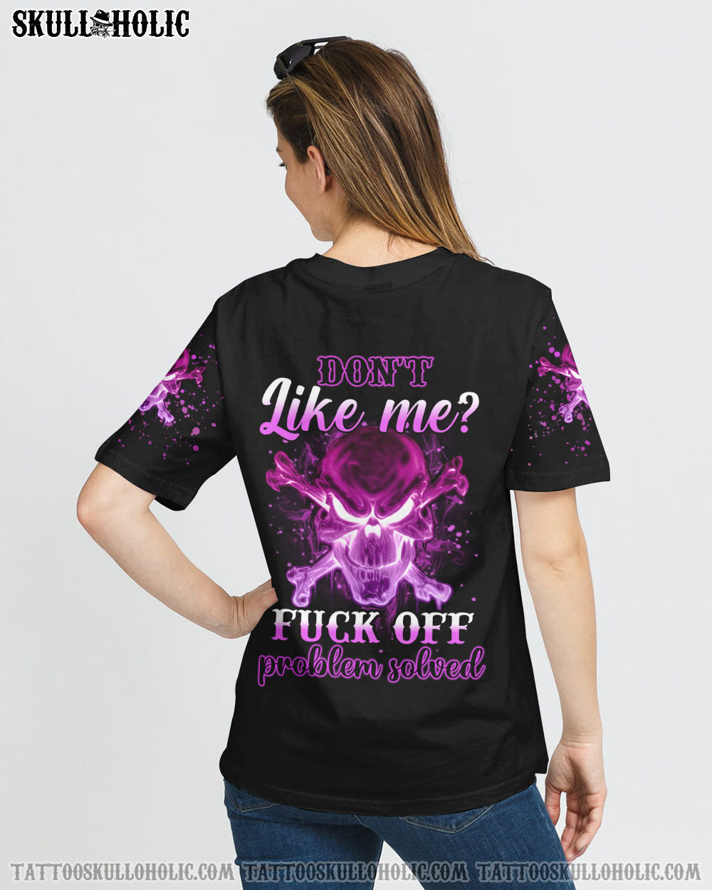 DON'T LIKE ME FCK OFF ALL OVER PRINT - YHHN2607223KI