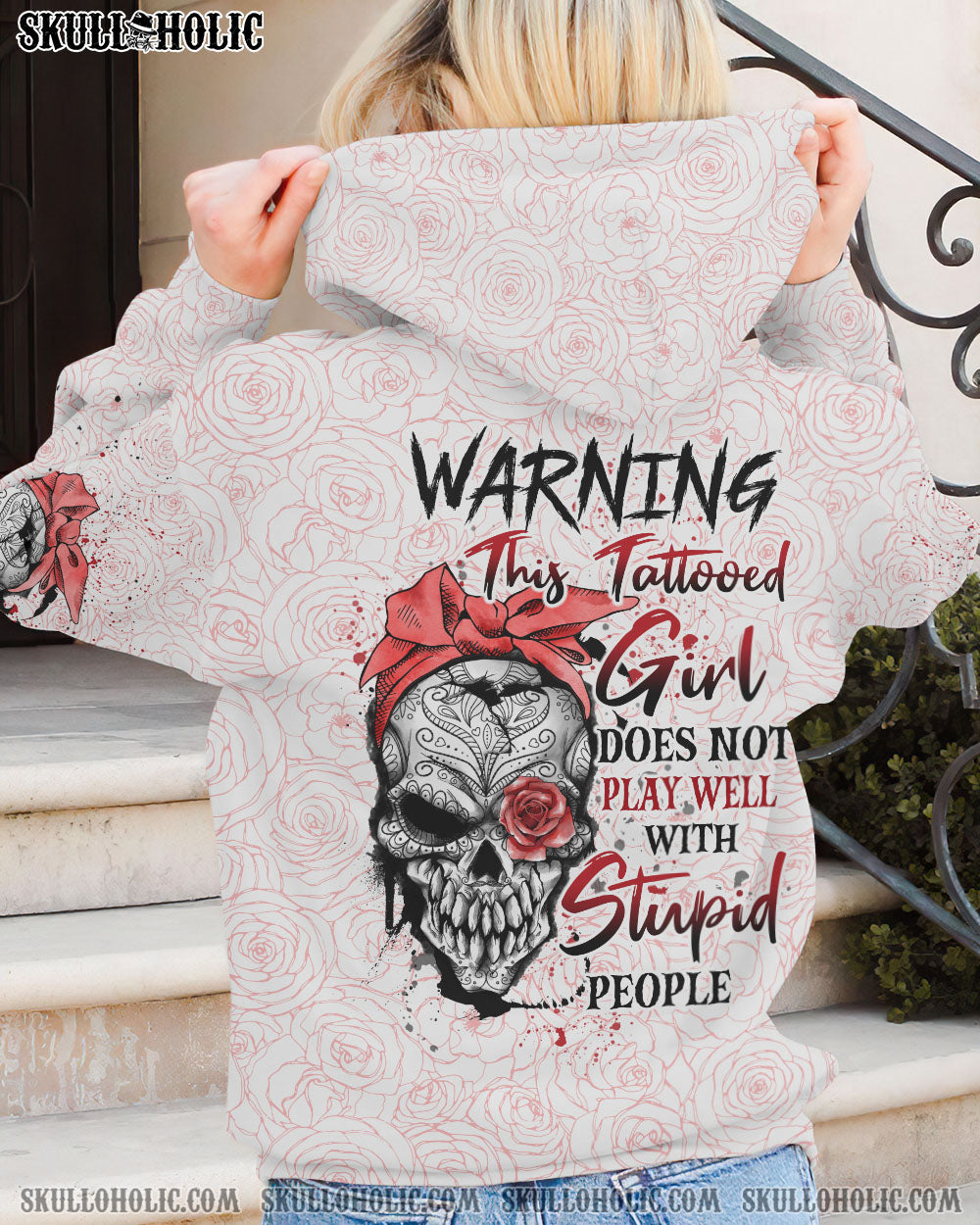 WARNING THIS TATTOOED GIRL ROSE ALL OVER PRINT - TLTW0811225