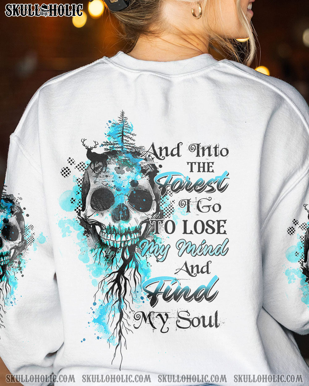 AND INTO THE FOREST I GO SKULL ALL OVER PRINT - TLTR1611224