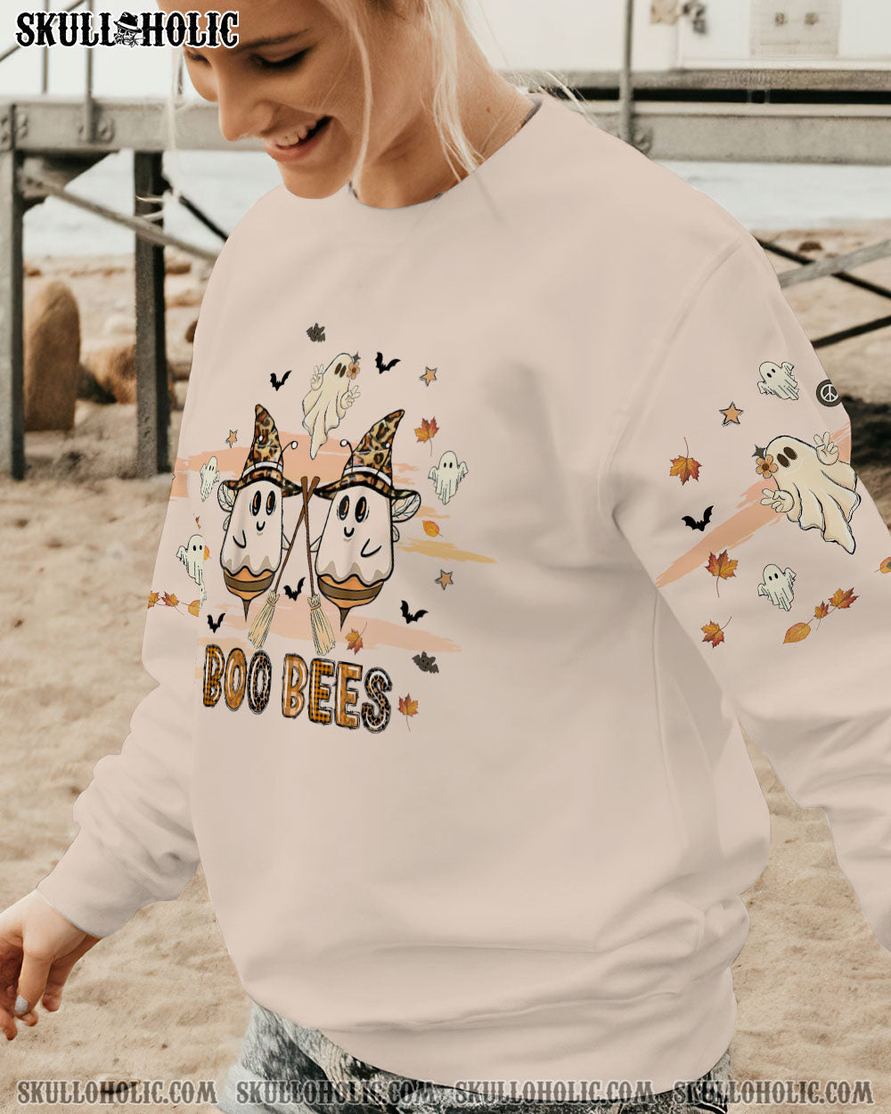 BOO BEES ALL OVER PRINT - TLTC2209222