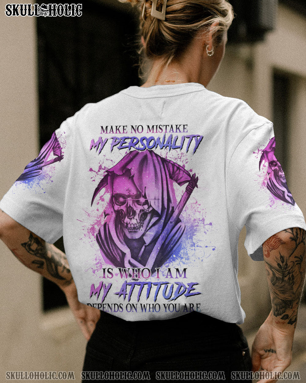 MAKE NO MISTAKE SKULL REAPER ALL OVER PRINT - YHHN2909223