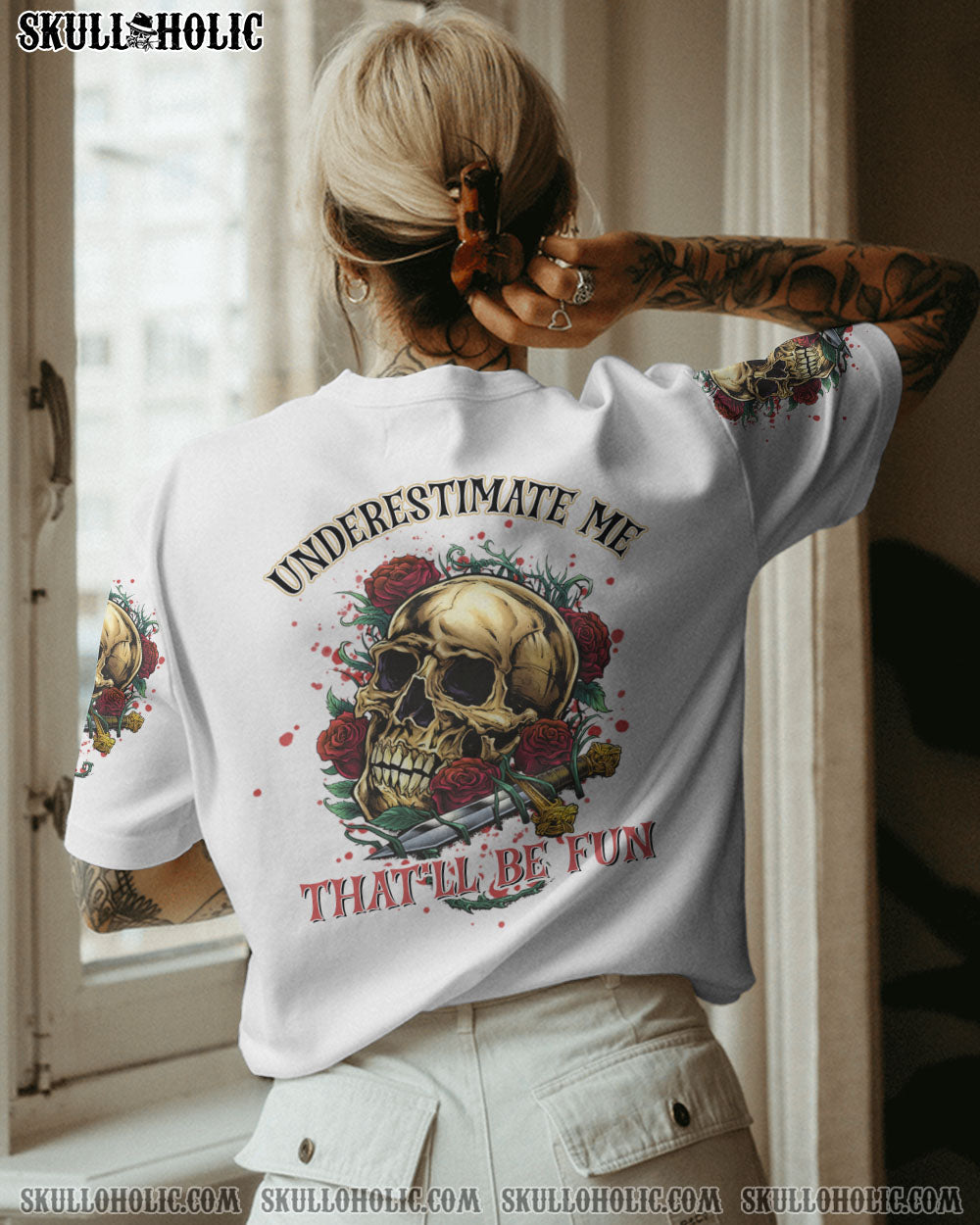 UNDERESTIMATE ME THAT'LL BE FUN ALL OVER PRINT - YHHN1609223