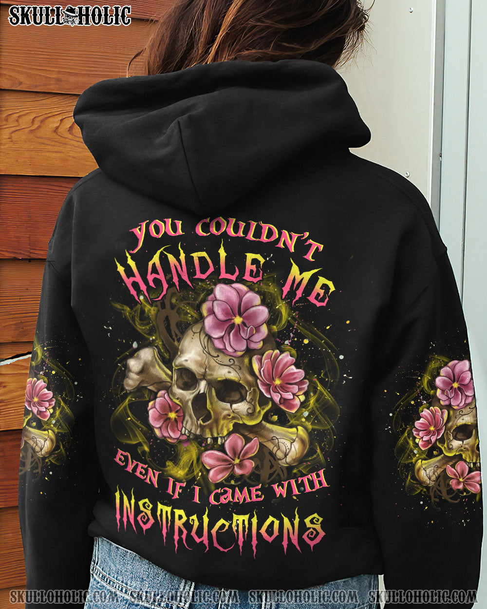 YOU COULDN'T HANDLE ME SKULL ALL OVER PRINT - YHLN2112221