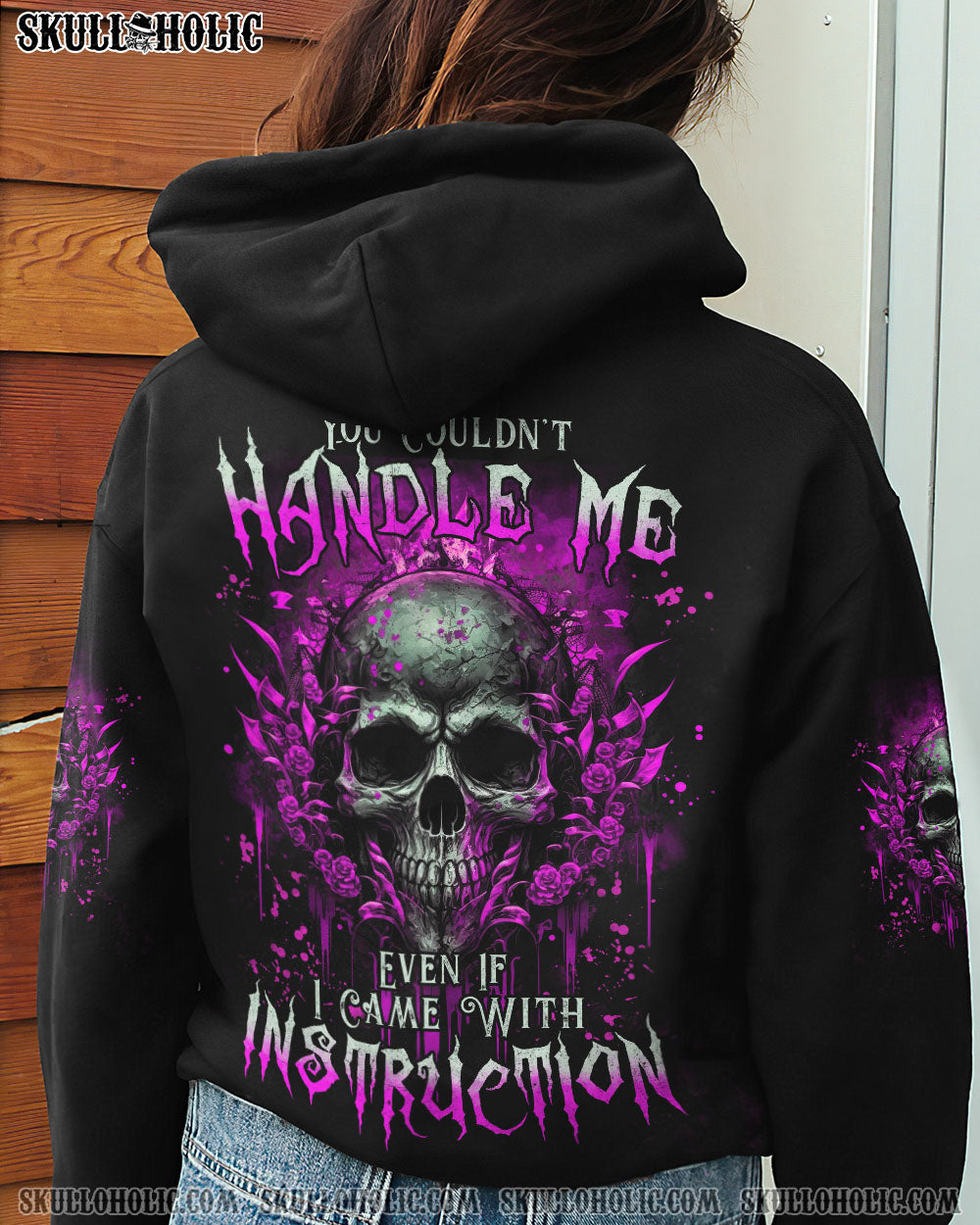 YOU COULDN'T HANDLE ME SKULL ALL OVER PRINT - TM0102233