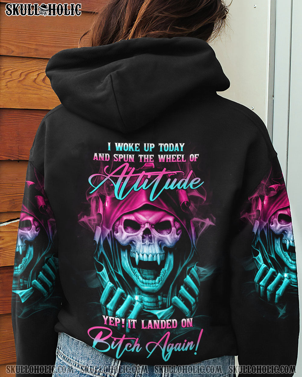 I WOKE UP TODAY SKULL REAPER ALL OVER PRINT - YHHN2912224