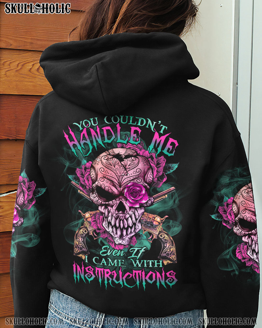 YOU COULDN'T HANDLE ME TATTOOED SKULL G ALL OVER PRINT - TLTR0212222