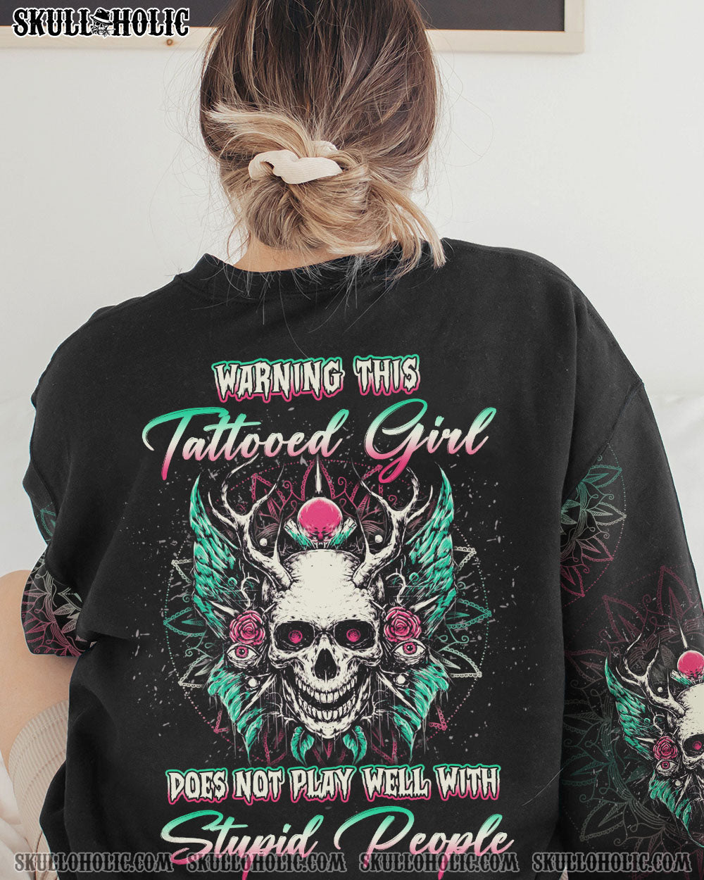 WARNING THIS TATTOOED GIRL ALL OVER PRINT - YHLN0612222